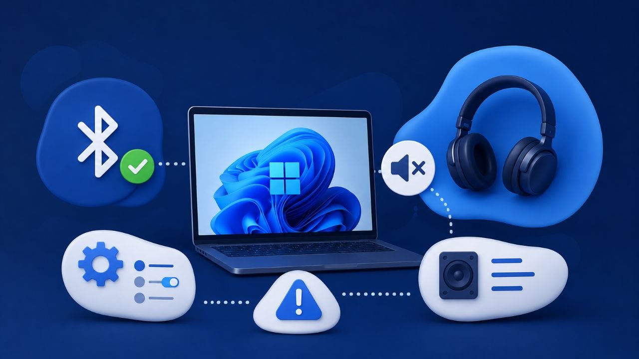 Bluetooth connecté mais aucun son sur Windows 11 avec casque ou écouteurs
