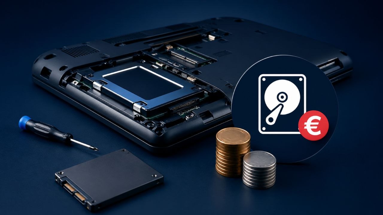 Changer disque dur PC portable prix : combien prévoir pour passer sur SSD ou remplacer un disque HS ?
