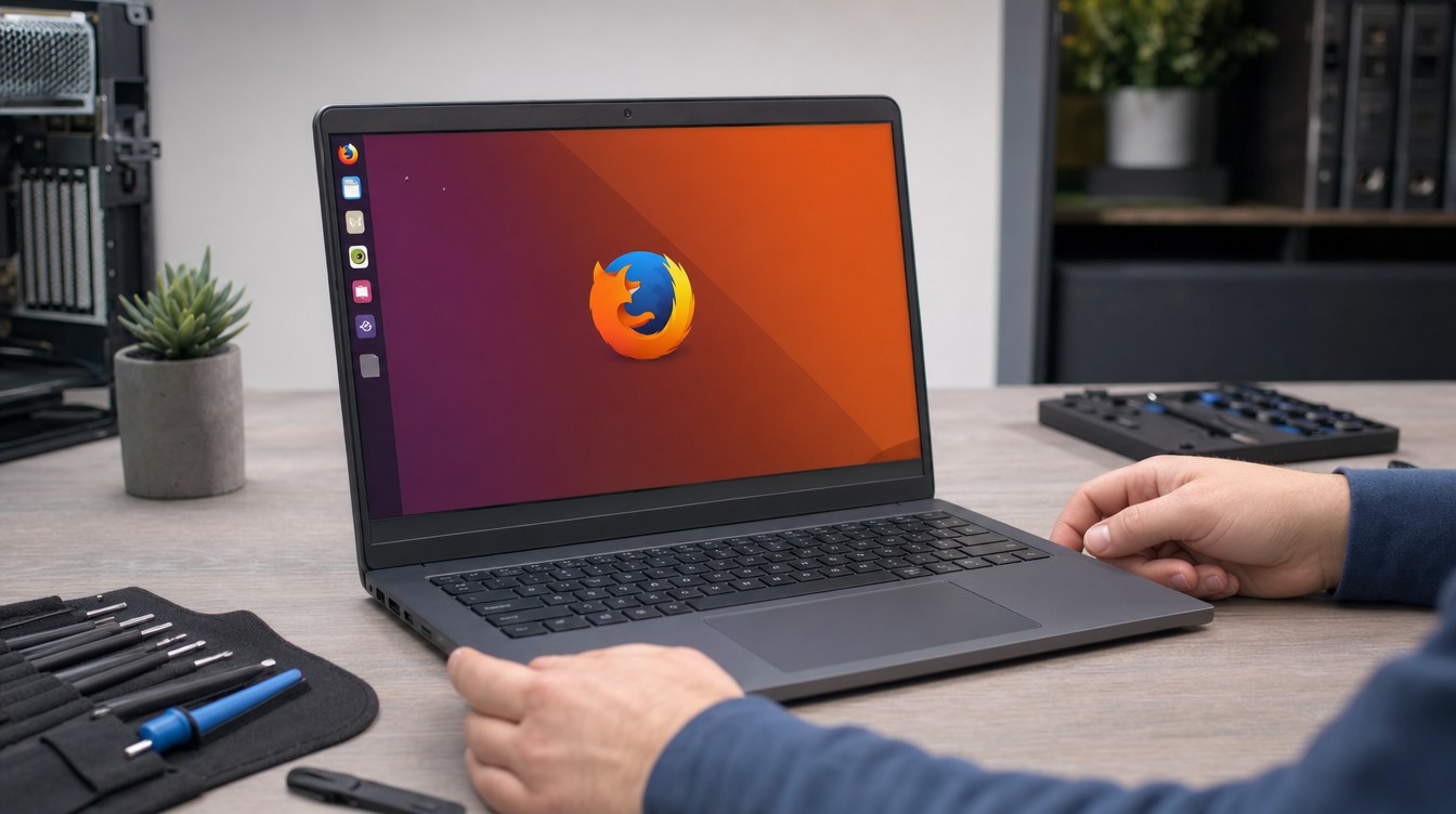 Dépannage Firefox Ubuntu sur un ordinateur portable Linux
