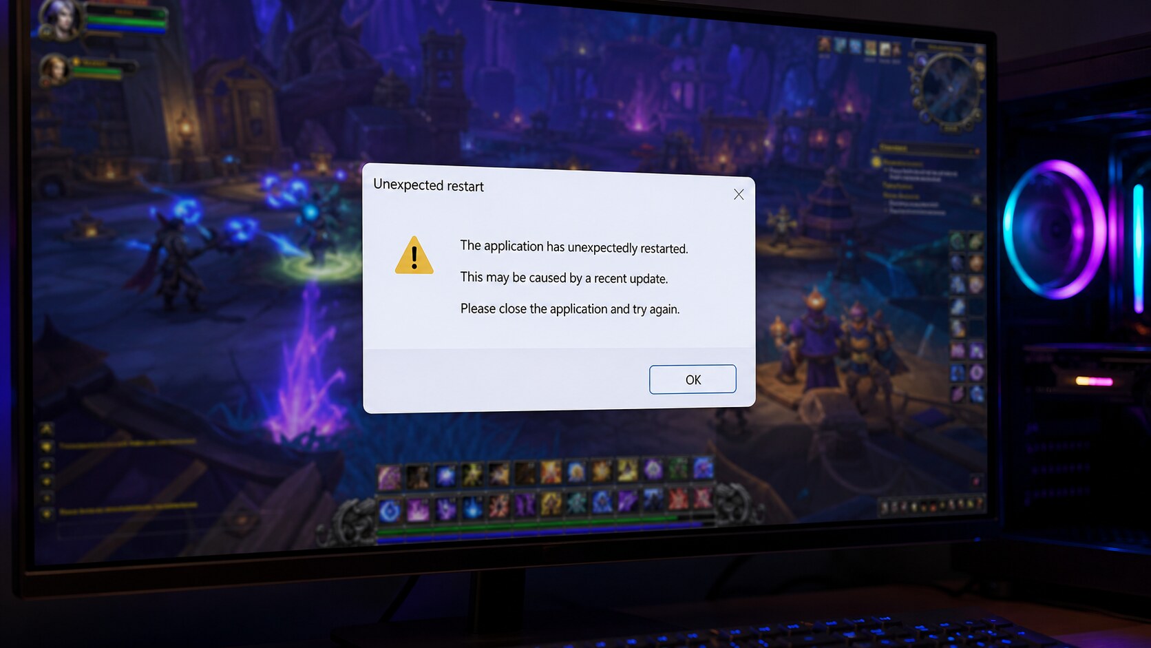 Diagnostic d'un PC Windows 11 dont les jeux plantent après une mise à jour