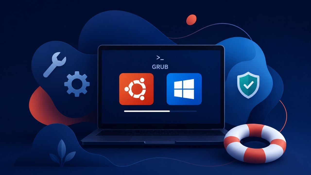 Réparer GRUB sur un PC en dual boot Ubuntu et Windows après une mise à jour