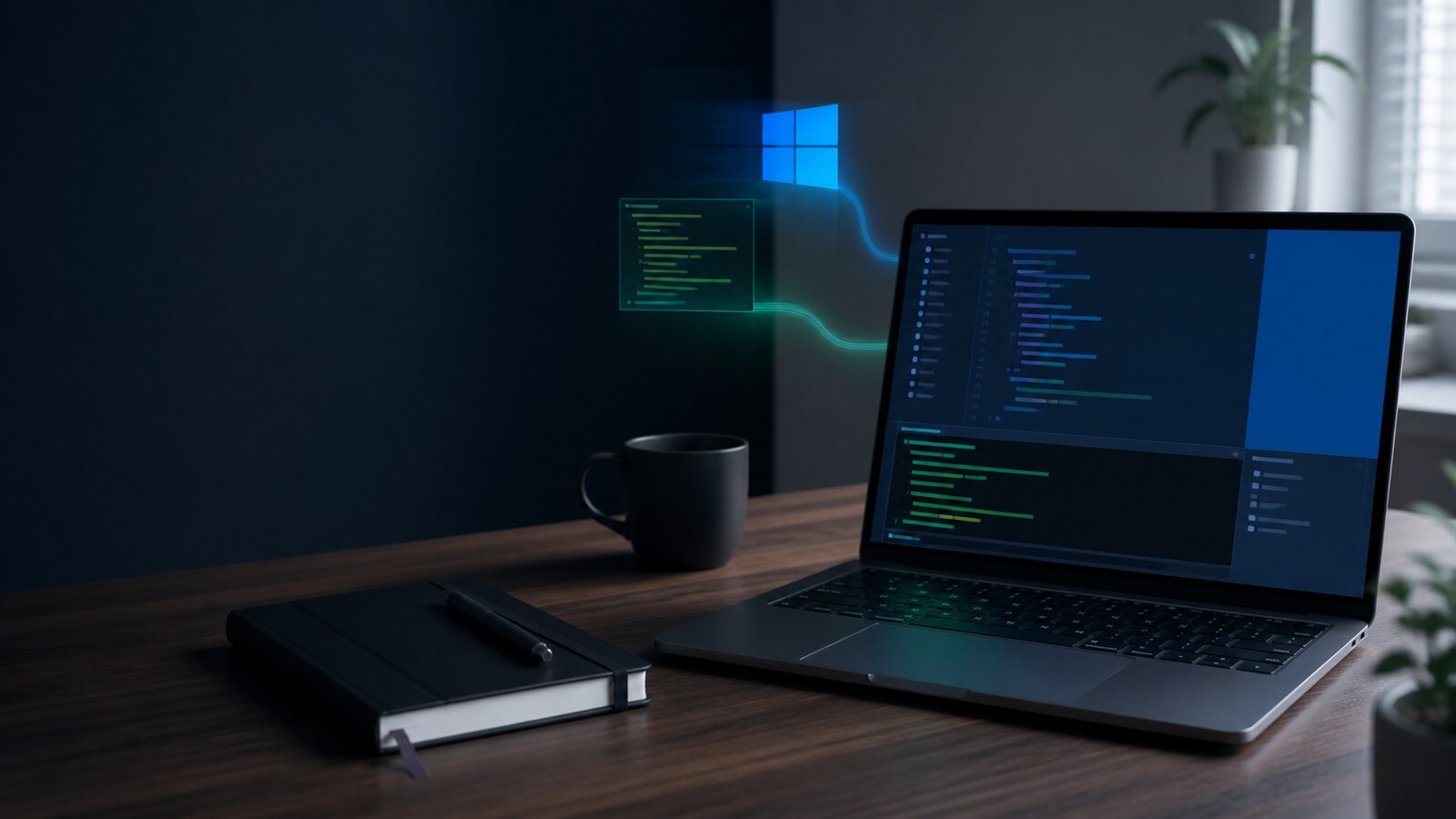 VS Code avec WSL ouvert depuis Windows vers un projet Ubuntu