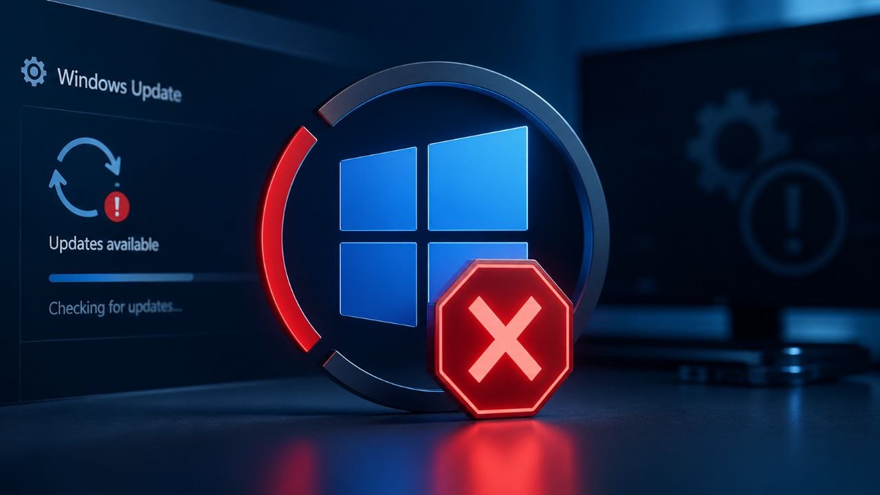Illustration Windows Update bloqué sur Windows 10 ou Windows 11